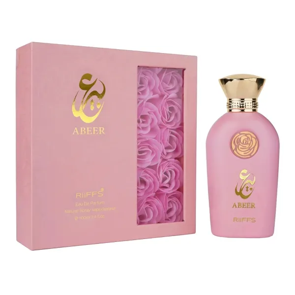RiiFFS Abeer EDP 100 ml – damskie perfumy różane w różowo-złotym flakonie