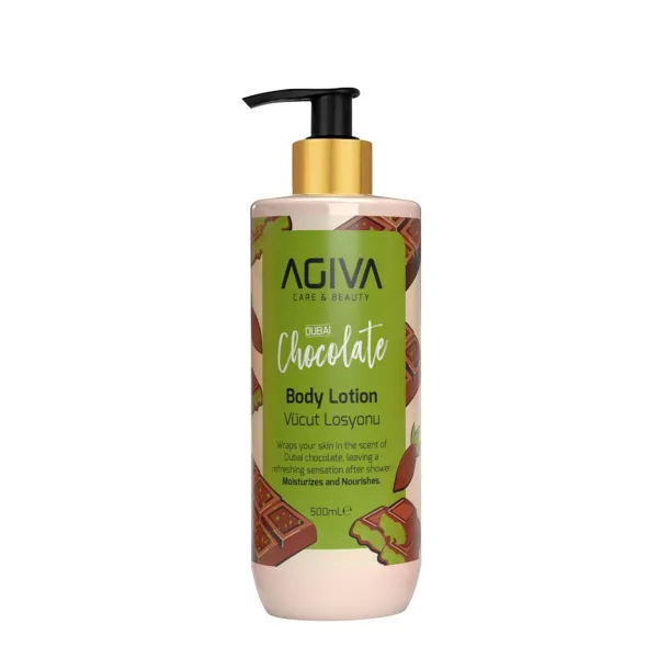 Agiva Chocolate Body Lotion 500 ml – nawilżający balsam do ciała o zapachu czekolady