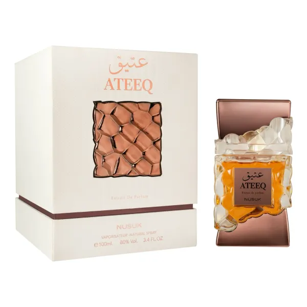 Perfumy Ateeq Nusuk 100 ml – orientalno-drzewny zapach unisex z oudem