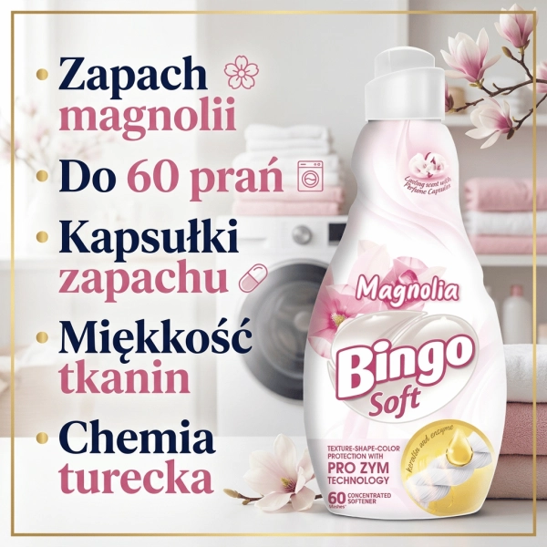 Bingo Soft Magnolia 60 prań najważniejsze korzyści