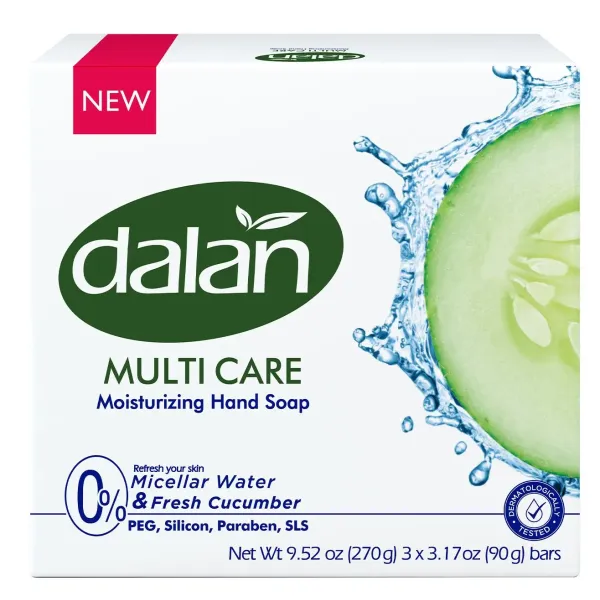 Dalan Multi Care – mydło micelarne do rąk 3×90 g