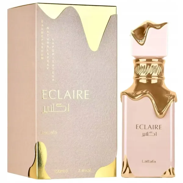 Perfumy Eclaire Lattafa 100 ml – flakon i kartonik z nutami gourmand