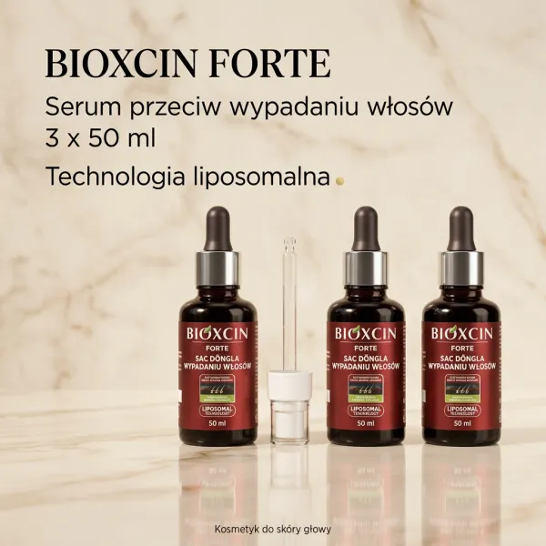 BIOXCIN FORTE Serum przeciw wypadaniu wlosow 3 x 50 ml