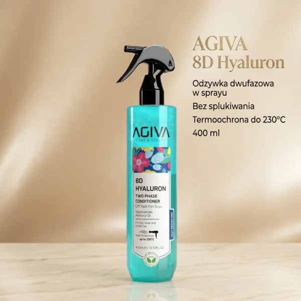 AGIVA 8D Hyaluron - odzywka dwufazowa w sprayu 400 ml