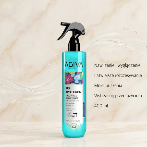 AGIVA 8D Hyaluron - odzywka dwufazowa w sprayu 400 ml