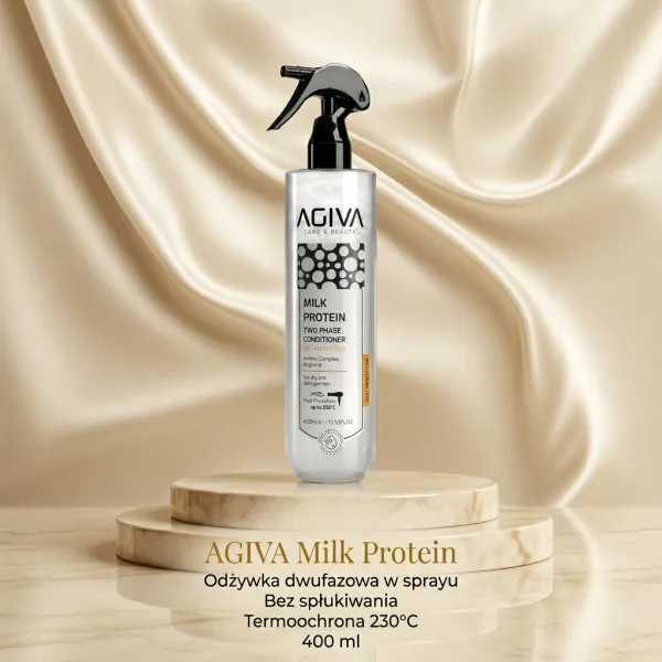 AGIVA Milk Protein - odzywka dwufazowa w sprayu 400 ml
