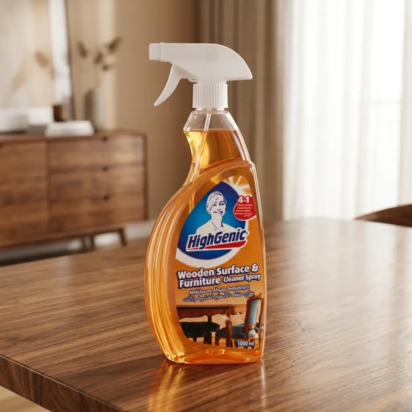 HighGenic Wooden Surface Furniture Cleaner 1000 ml płyn do mebli i drewna chemia turecka
