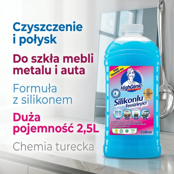 HighGenic płyn z silikonem 2,5L najważniejsze korzyści