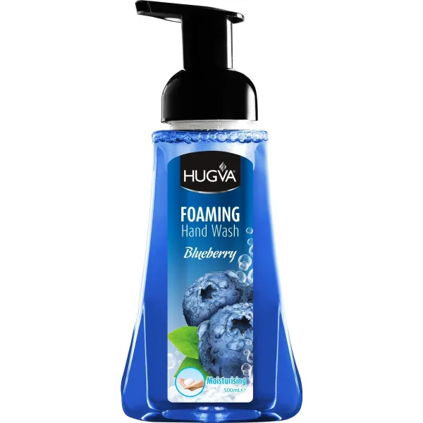 Hugva Foaming Hand Wash Blueberry – pianka do rąk 500 ml z pompką