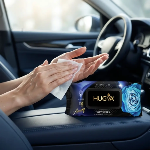 HUGVA Midnight 120 szt grafika informacyjna z korzyściami