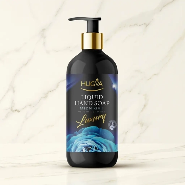HUGVA Midnight Luxury mydło w płynie do rąk zdjęcie produktowe hero