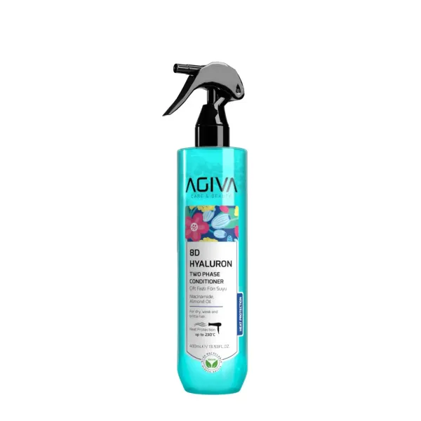 Odżywka dwufazowa Agiva 8D Hyaluron 400 ml – nawilżająca i ochronna