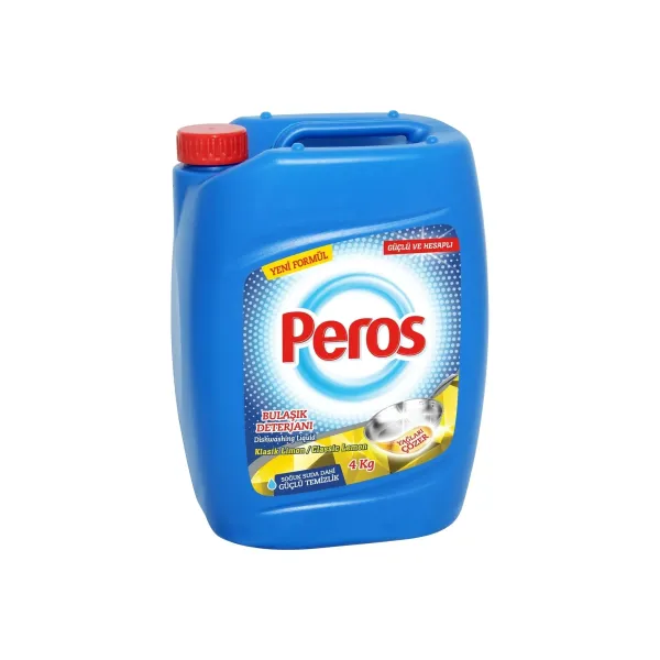Peros Classic Lemon 4 kg – płyn do mycia naczyń, skuteczny w zimnej wodzie