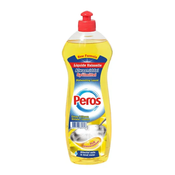 Peros Lemon 750ML – cytrynowy płyn do mycia naczyń, skuteczny w zimnej wodzie