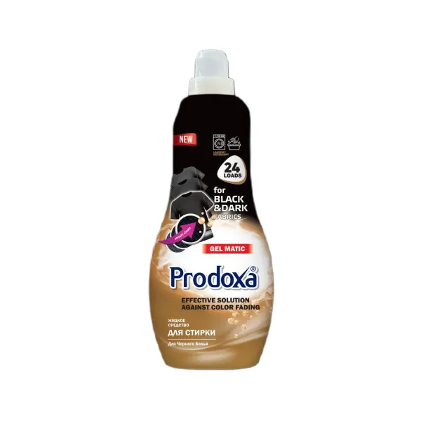 Żel do prania czarnego i ciemnego ProdoXa 960 ml – ochrona koloru i świeżość