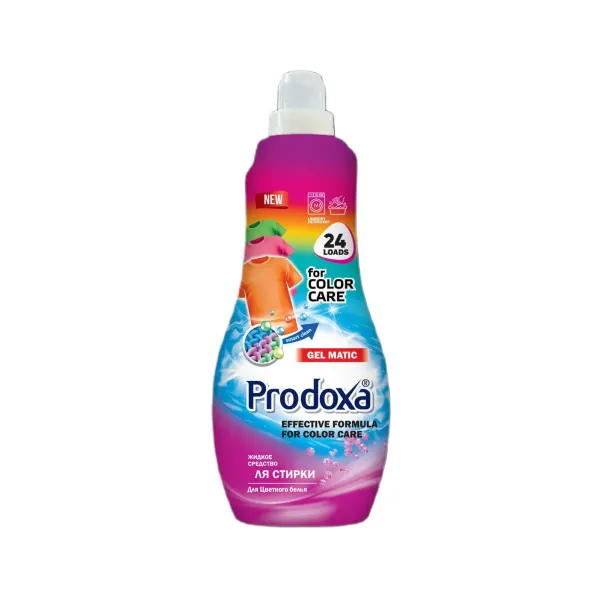ProdoXa Color Care – żel do prania kolorowych ubrań 960ml, 24 prania