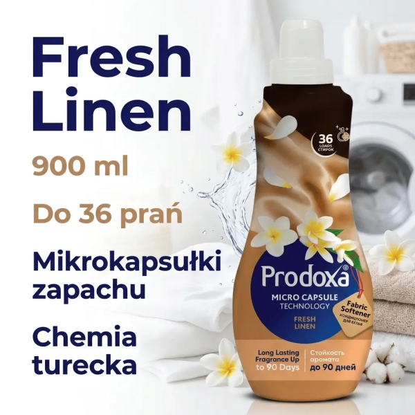 Prodoxa Fresh Linen 900 ml najważniejsze korzyści