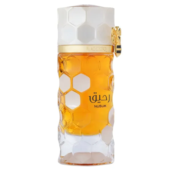Perfumy Raheeq Nusuk 100 ml – orientalno-kwiatowy zapach unisex w eleganckim flakonie.