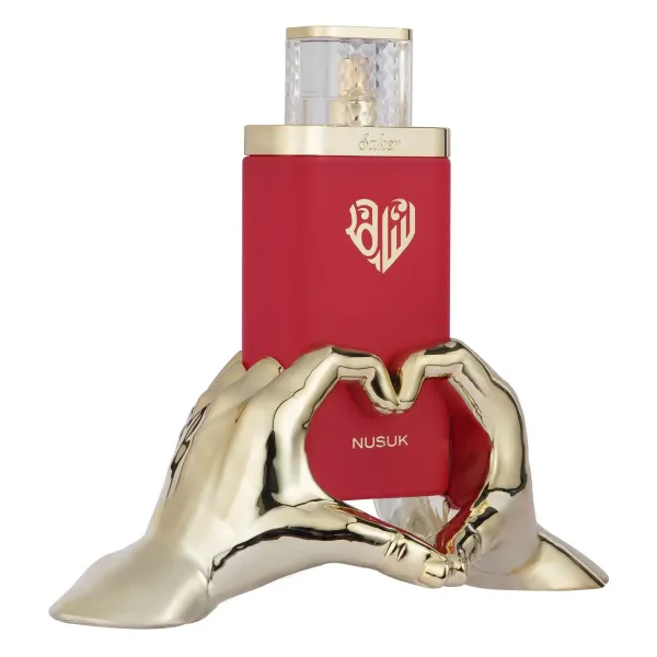 Perfumy Saher Nusuk 100 ml – orientalno-aromatyczne perfumy unisex w czerwonym flakonie