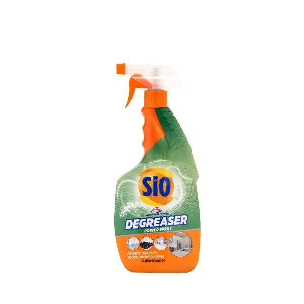 Sio Degreaser Spray 750 ml – silny odtłuszczacz do tłuszczu, przypaleń i brudu w kuchni