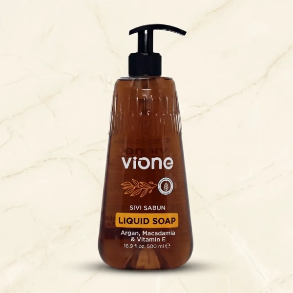 Vione Argan Macadamia Vitamin E mydło w płynie 500 ml zdjęcie produktowe hero