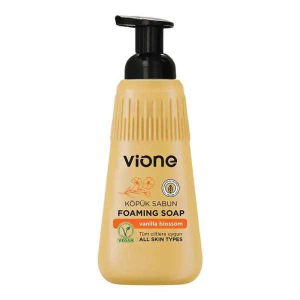 Vione Mydło w Piance Vanilla Blossom 500 ml – zapach wanilii, wegańska pielęgnacja