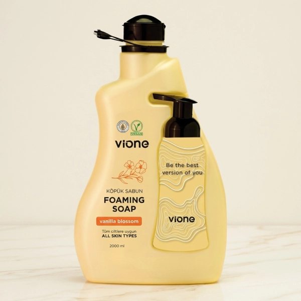 Vione Vanilla Blossom mydło w piance 2000 ml zdjęcie produktowe hero