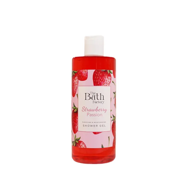 The Bath Factory Strawberry Passion – żel pod prysznic truskawkowy 400 ml